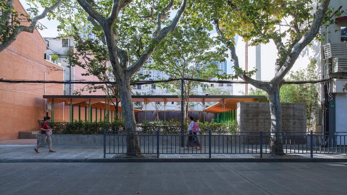 BIM建筑|上海永嘉路口袋广场 / 上海阿科米星建筑设计事务所