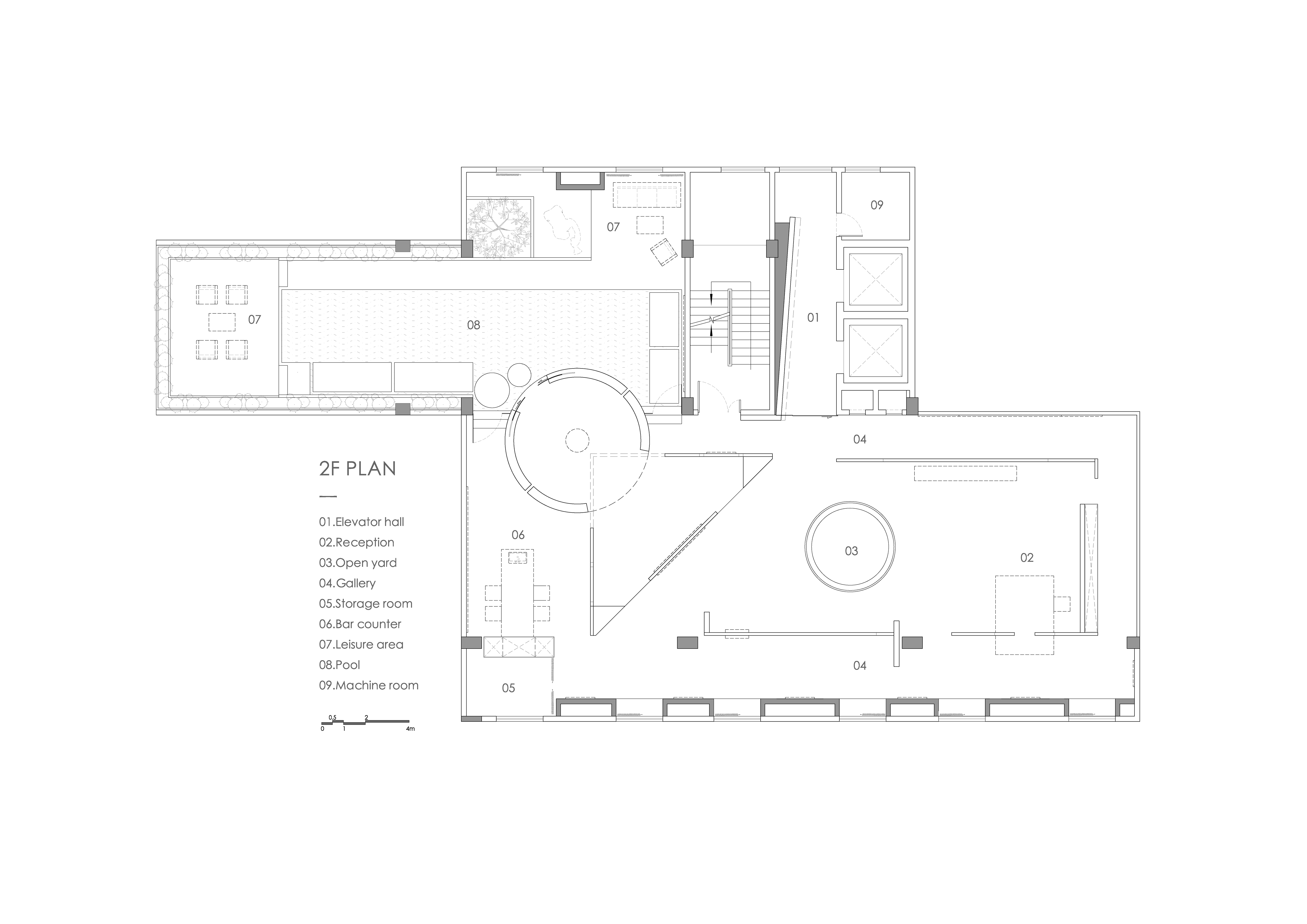BIM建筑|麦蒙服饰办公前厅，自然奇趣 / 正方良行设计
