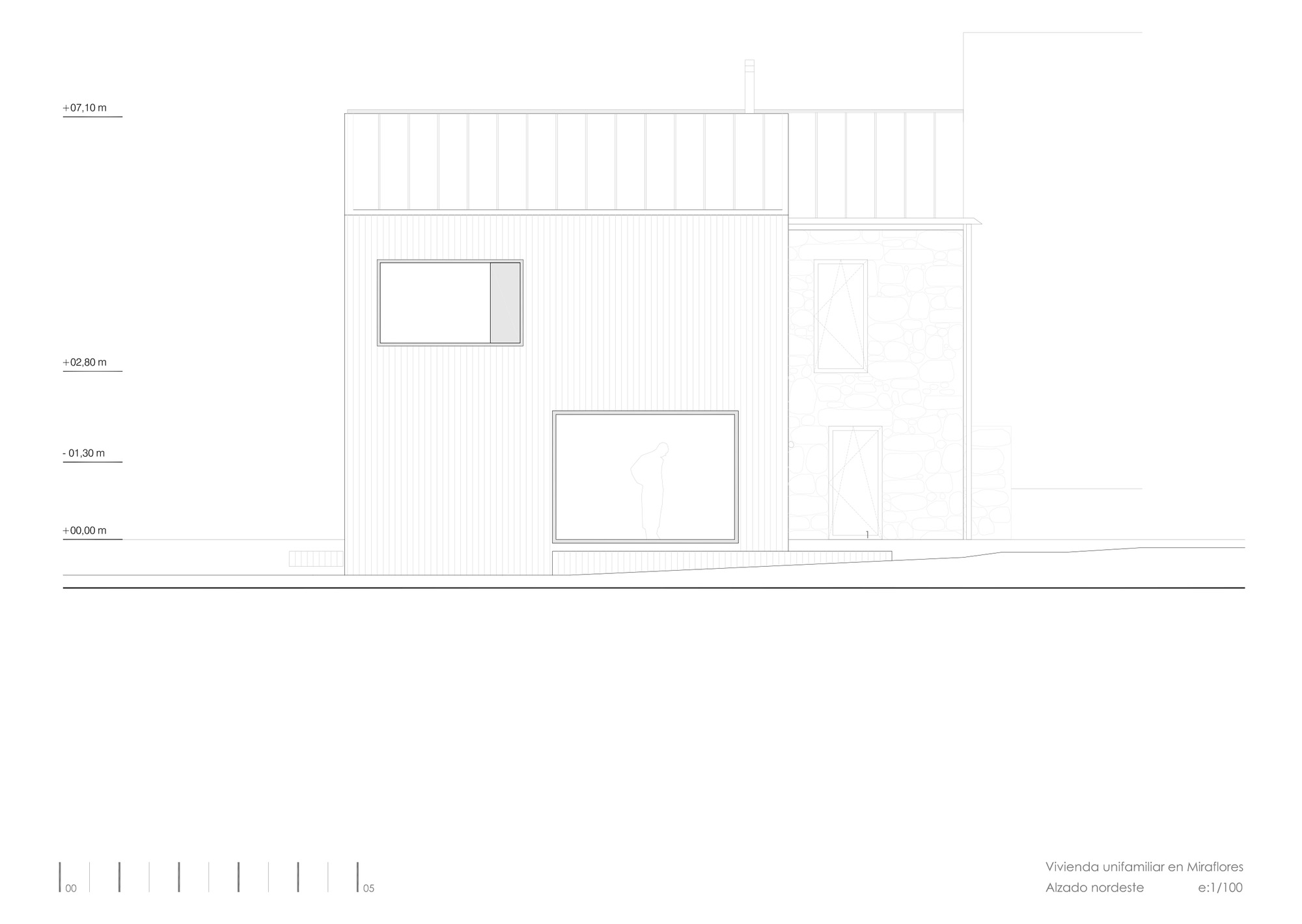 BIM建筑|混凝土和石头的碰撞 | 西班牙米拉弗洛雷斯住宅修复