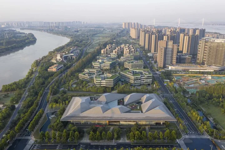 BIM建筑|南京生态科技岛新纬壹科技园区 / NBBJ