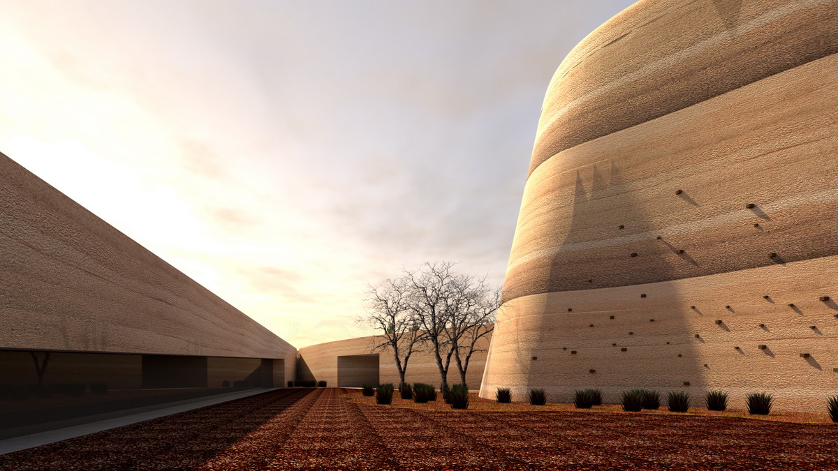 BIM建筑|“酒庄”注释——烽火台叙 / 平时建筑事务所