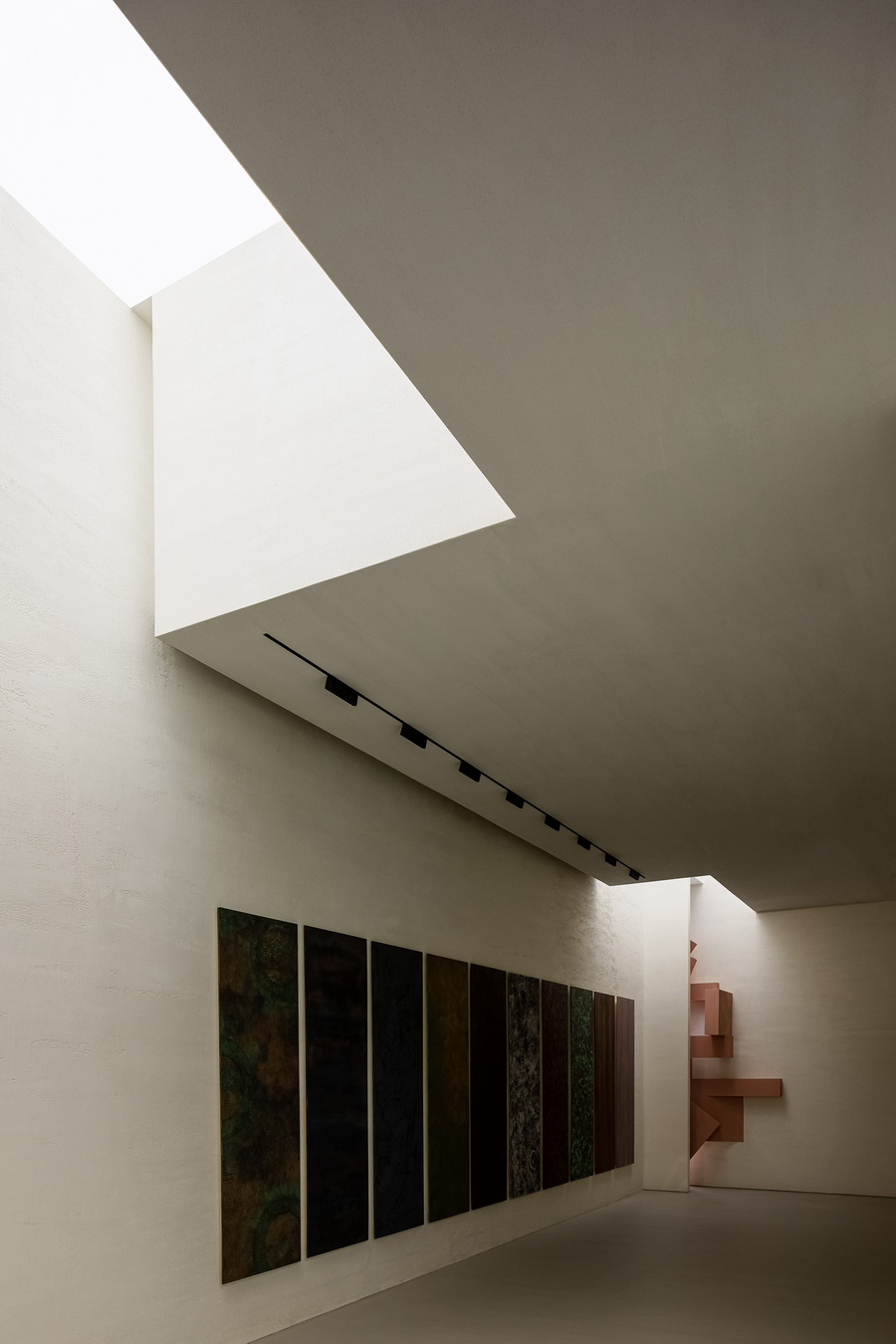 BIM建筑|ANBONG HOME 艺术涂料展厅 / 艾克建筑设计