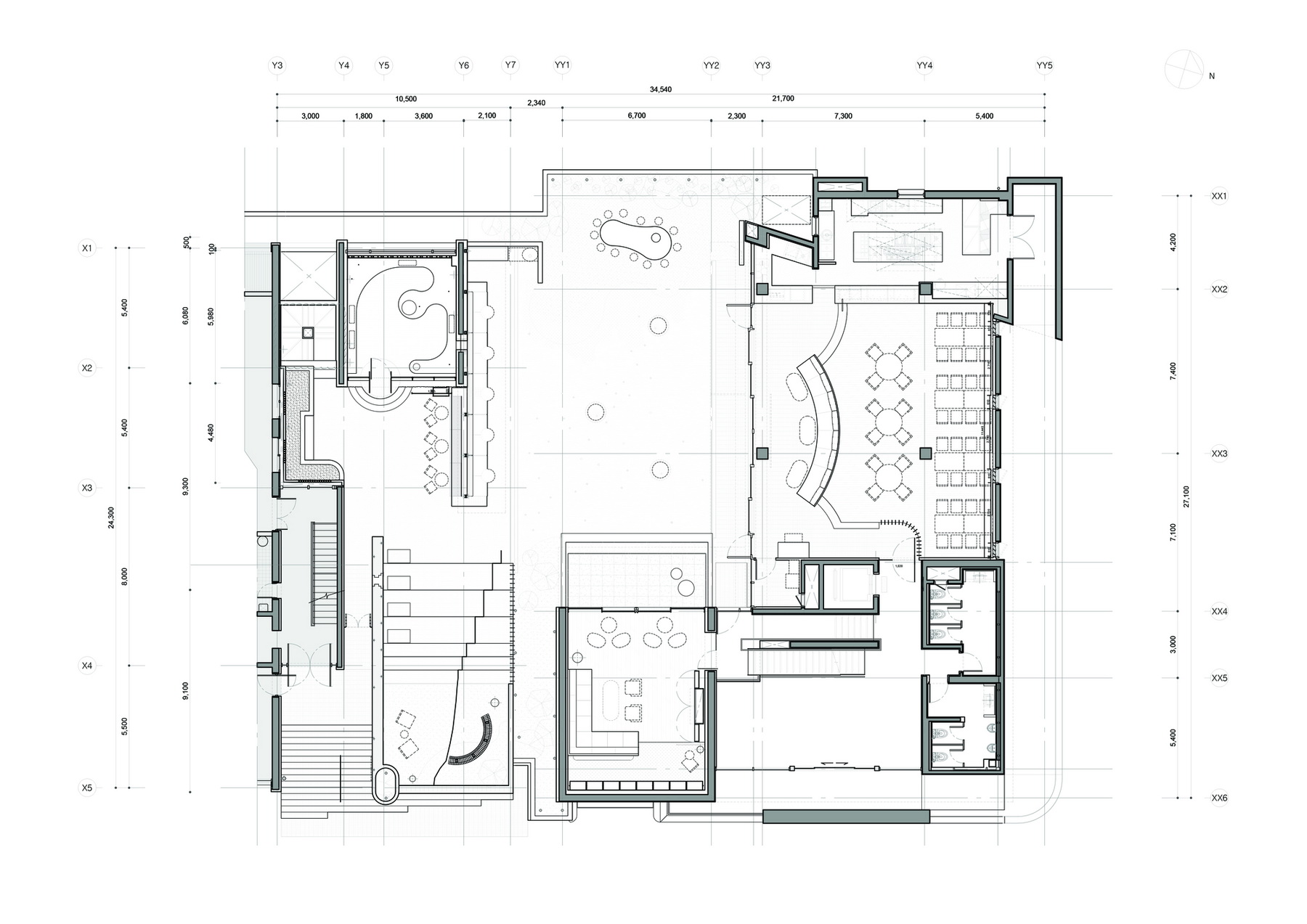 BIM建筑|Roly-Poly创意餐厅，韩国 / studioVASE