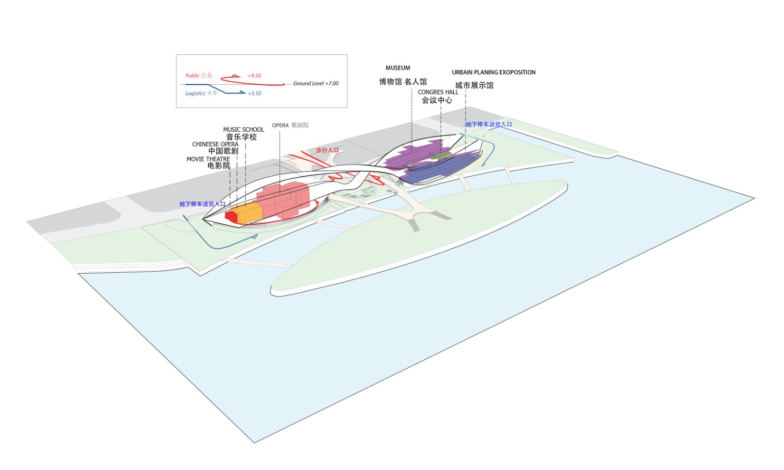 BIM建筑|苏州湾大剧院：太湖之畔的“飘带” / 克里斯蒂安·德·包赞巴克