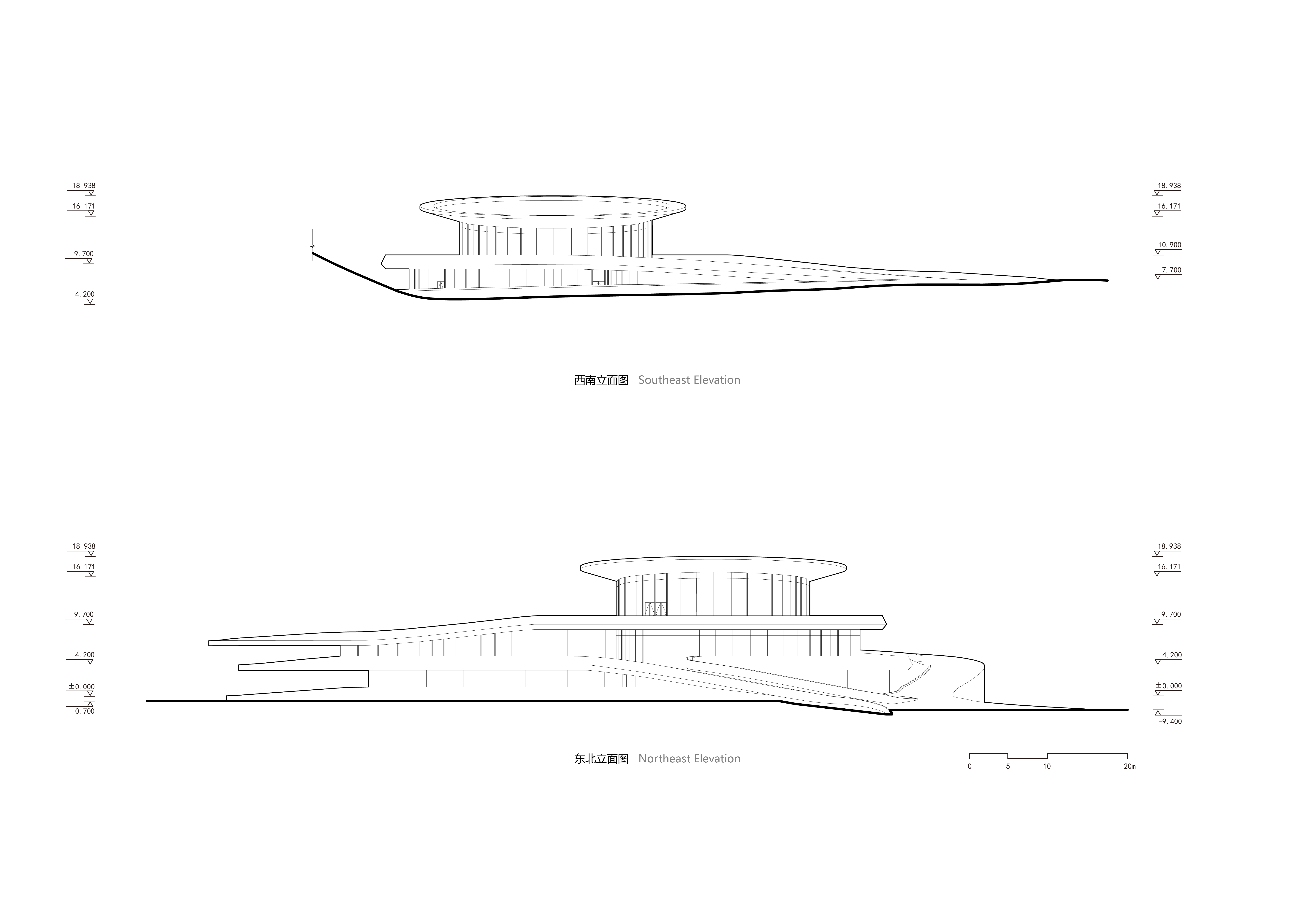 BIM建筑|“融于自然，地景之上”——江西虔心小镇展厅设计 / GWP Architects