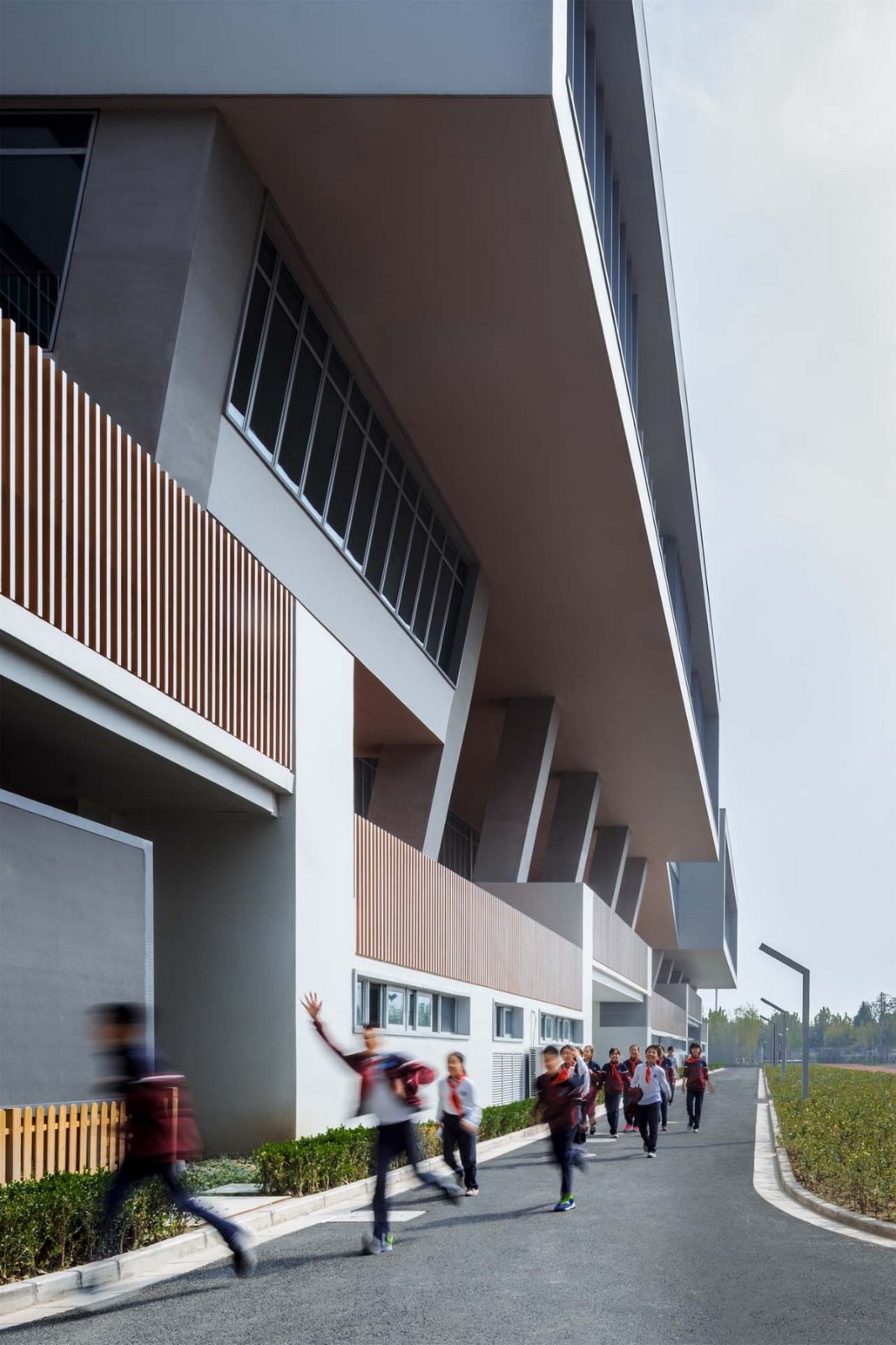 BIM建筑|华东师范大学第二附属中学前滩学校及冰厂田前滩幼儿园 / 致正建筑工作室+大正建筑事务所