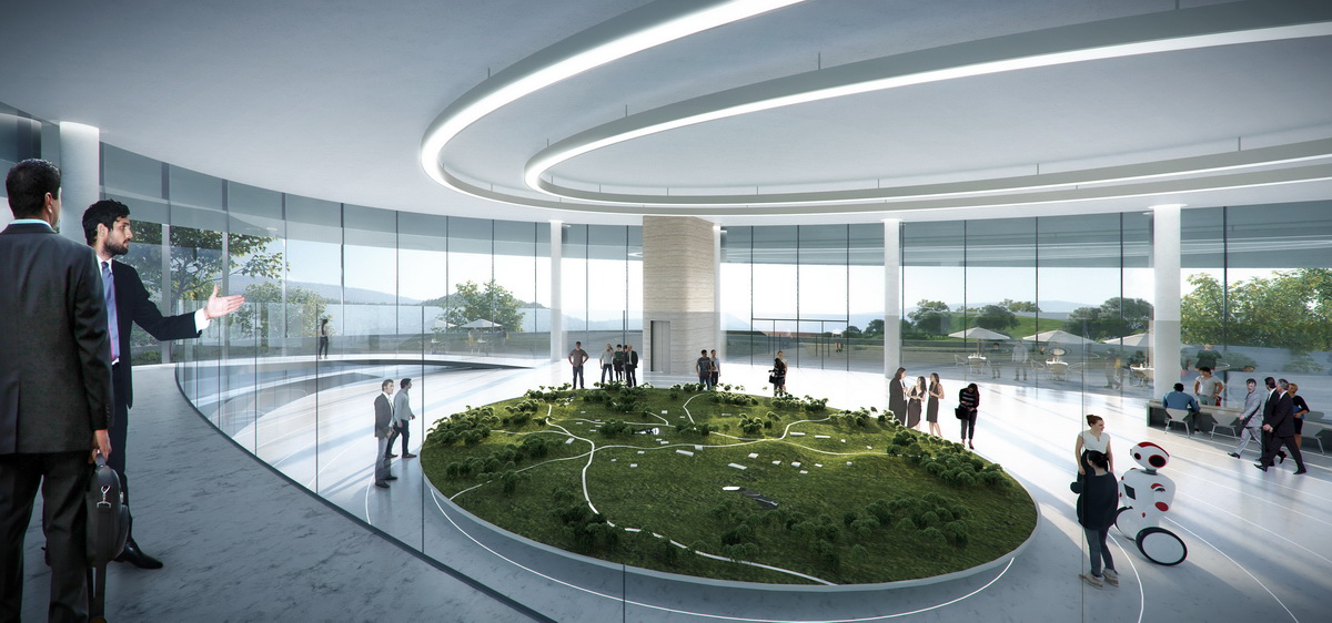 BIM建筑|“融于自然，地景之上”——江西虔心小镇展厅设计 / GWP Architects