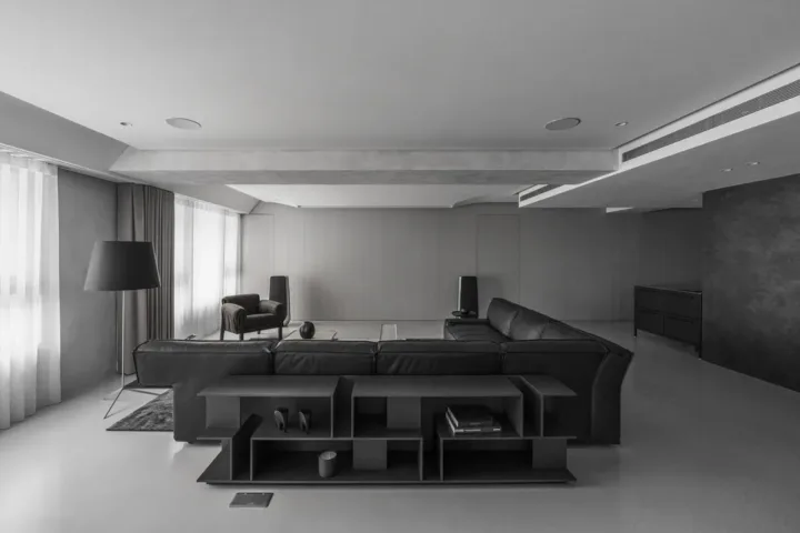 BIM建筑|墨片，纯粹轮廓的安静世界 / 水相设计
