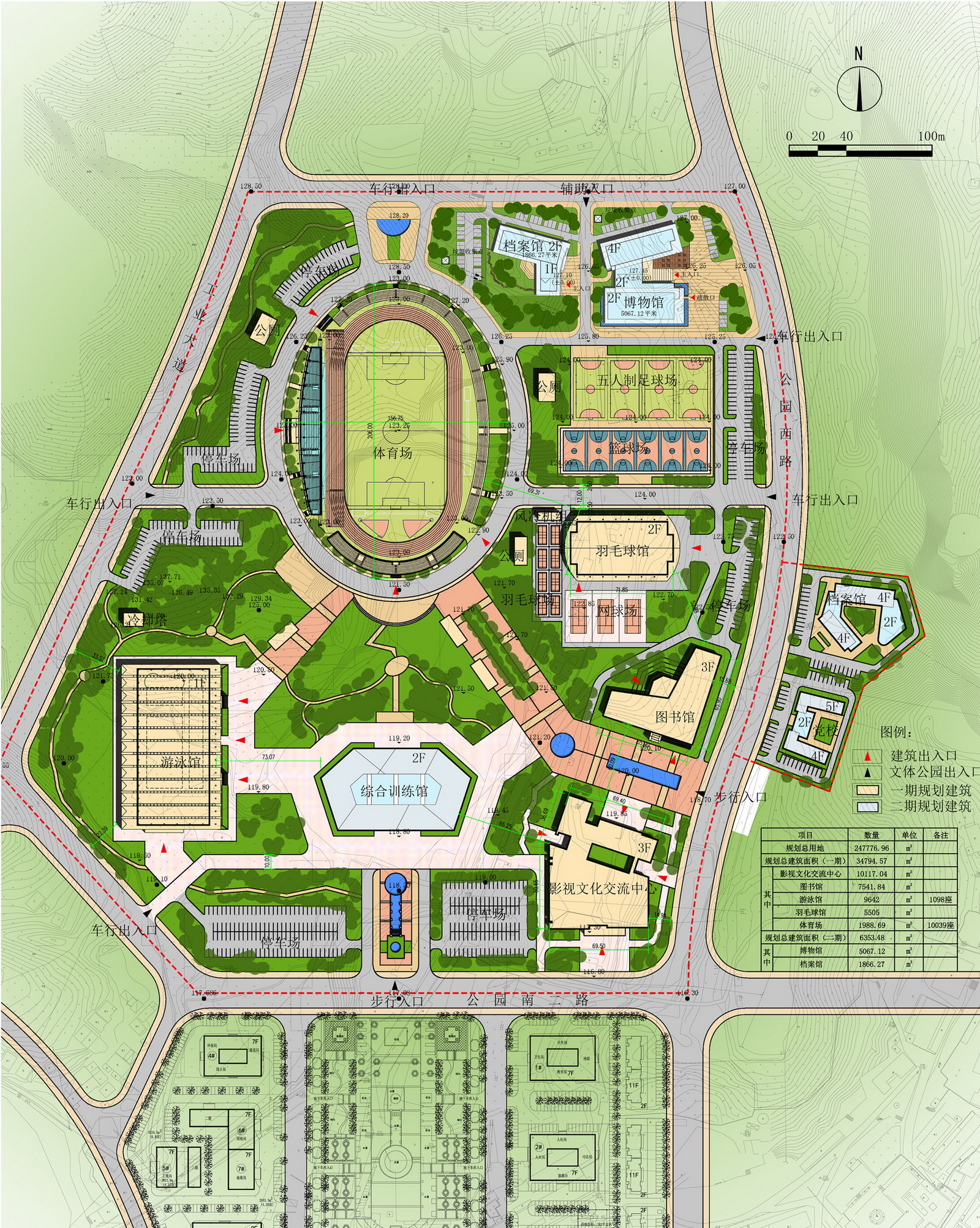 BIM建筑|广西贺州市.平桂档案馆——简洁至上 / 广西中盛建筑设计有限公司
