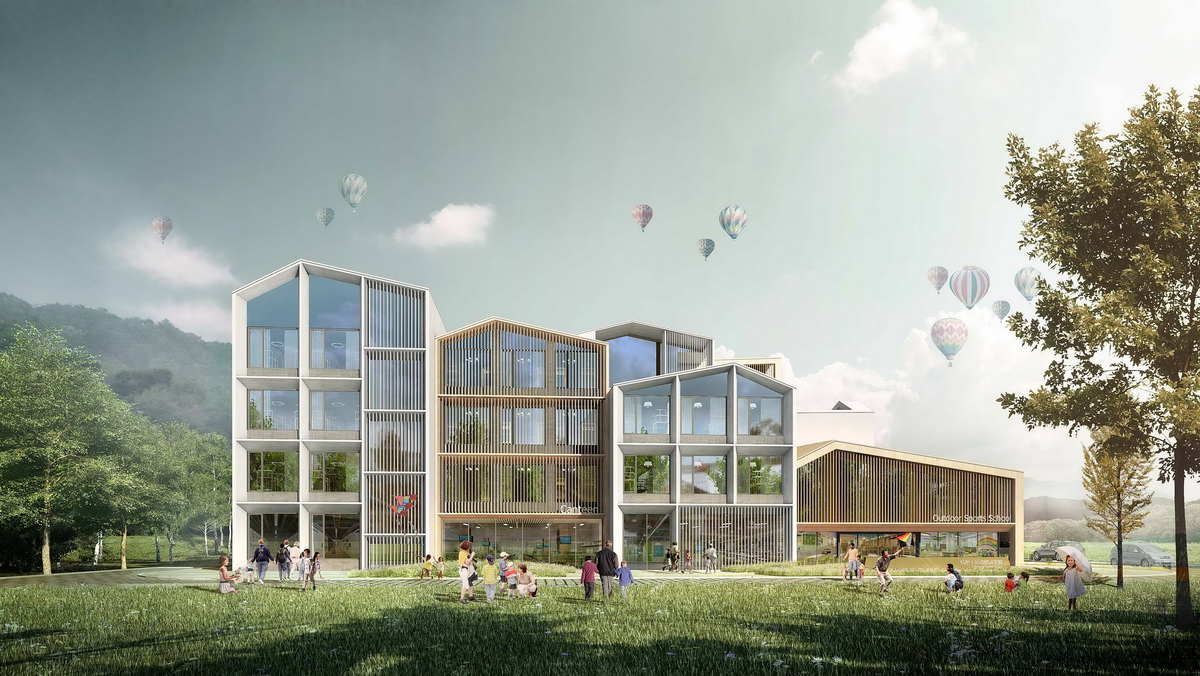 BIM建筑|杭州临安·风之谷户外自然学校 / GWP Architects