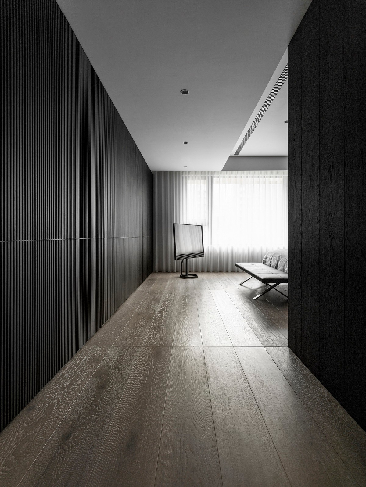 BIM建筑|墨片，纯粹轮廓的安静世界 / 水相设计