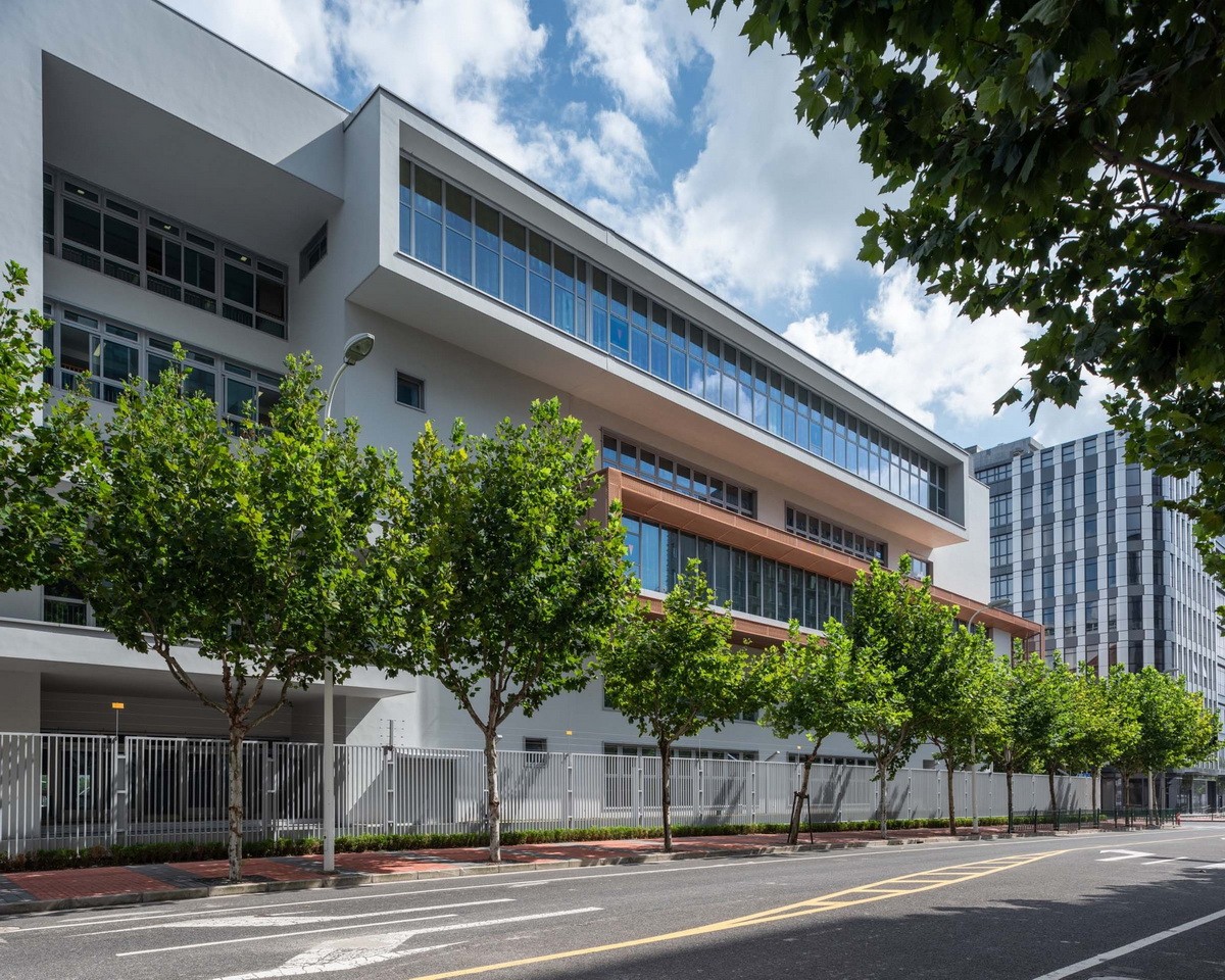 BIM建筑|华东师范大学第二附属中学前滩学校及冰厂田前滩幼儿园 / 致正建筑工作室+大正建筑事务所