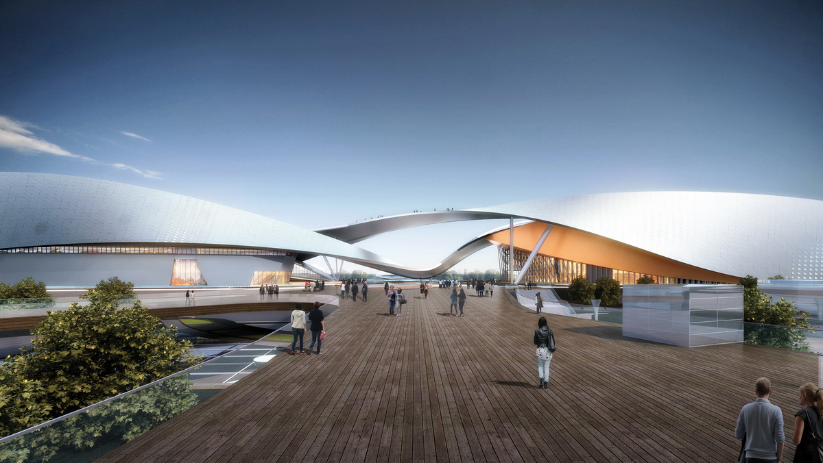 BIM建筑|苏州湾大剧院：太湖之畔的“飘带” / 克里斯蒂安·德·包赞巴克