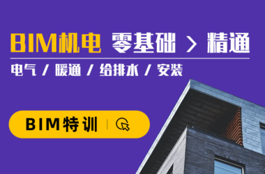 BIM机电专业零基础进阶视频课程，BIM考试+BIM实战应用，全国BIM等级考试二级机电培训课程-BIM建筑网