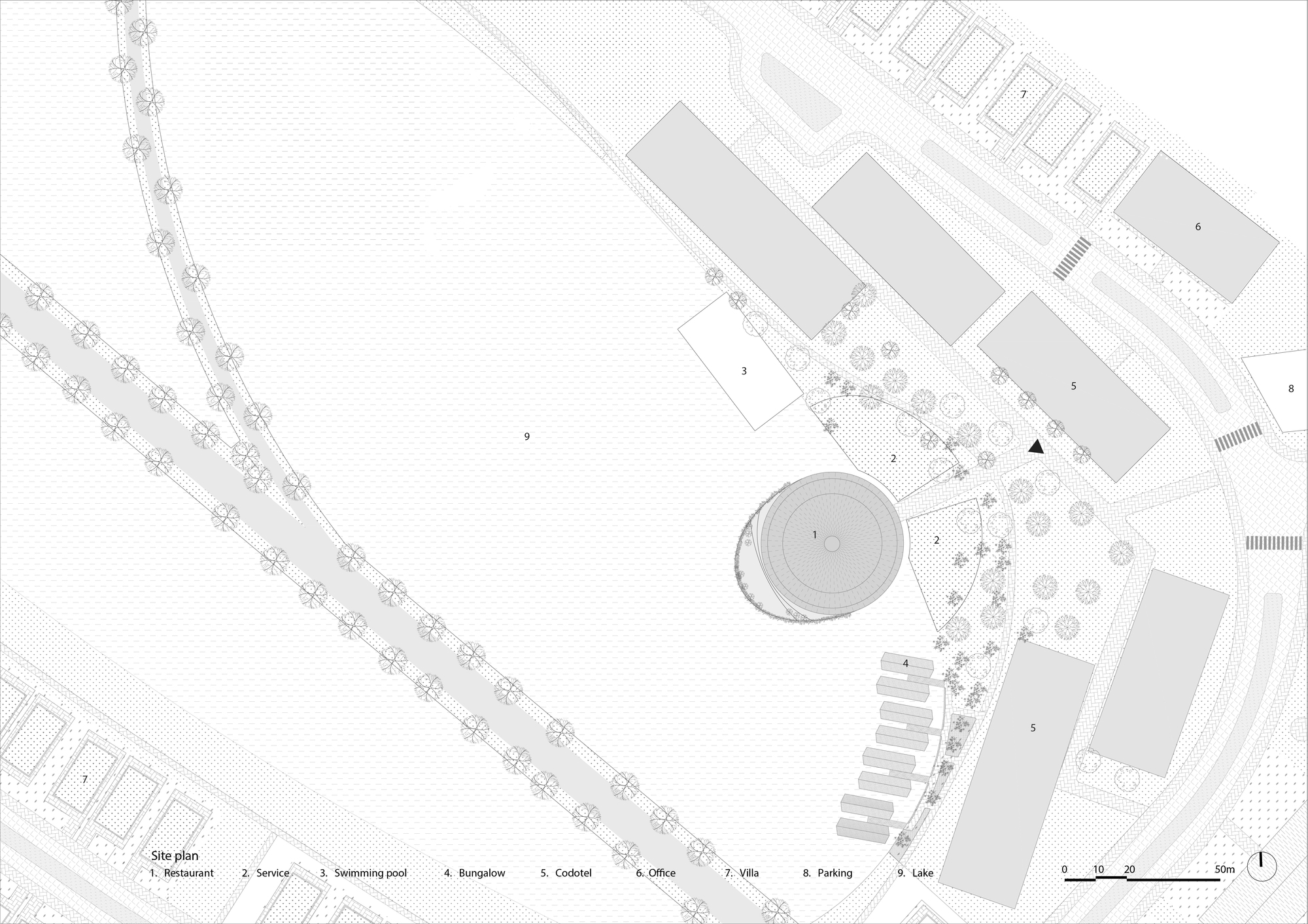 BIM建筑|维达纳受蕴餐厅，模块化竹制架构 / 武重义建筑事务所