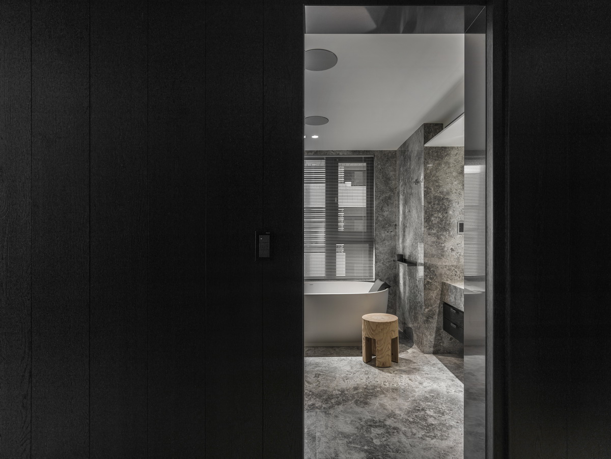 BIM建筑|墨片，纯粹轮廓的安静世界 / 水相设计