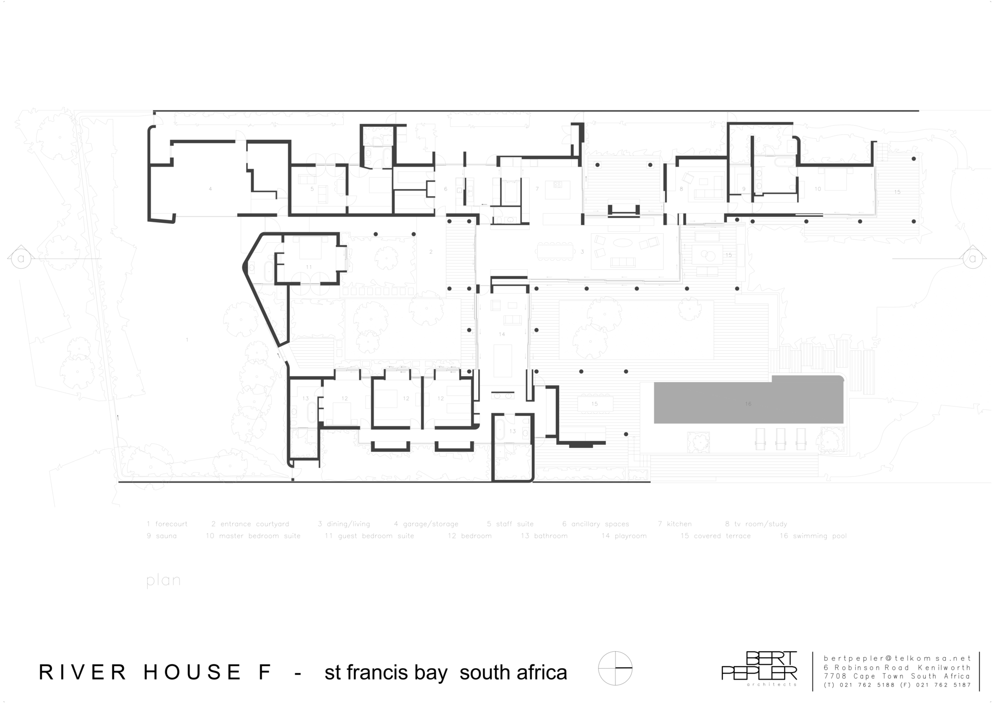 BIM建筑|南非乡村度假屋，乡土粗野主义 / Bert Pepler Architects