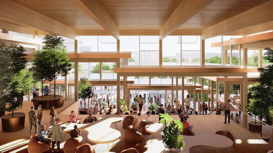 BIM建筑|BIG揭晓约翰斯·霍普金斯大学学生中心设计方案：“The Village村落”