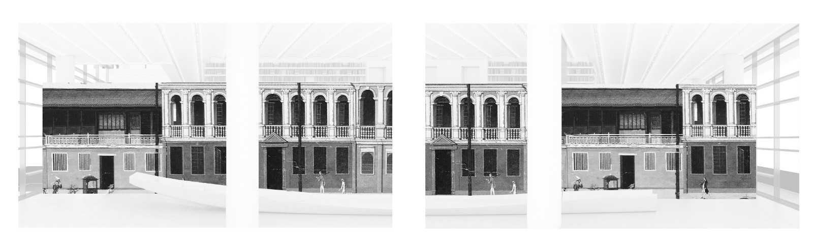 BIM建筑|朝彻书屋——一个抽象的港口城市 / Wutopia Lab