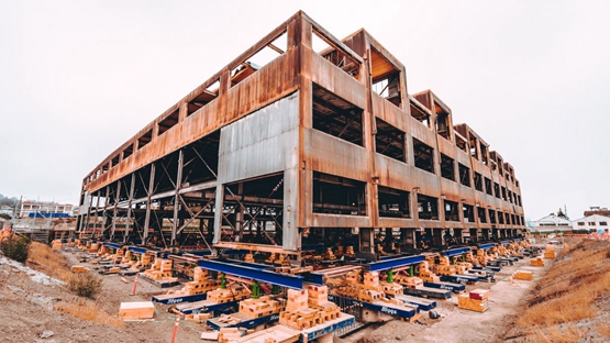 BIM建筑|旧金山一大楼抬升10英尺，应对海平面上升