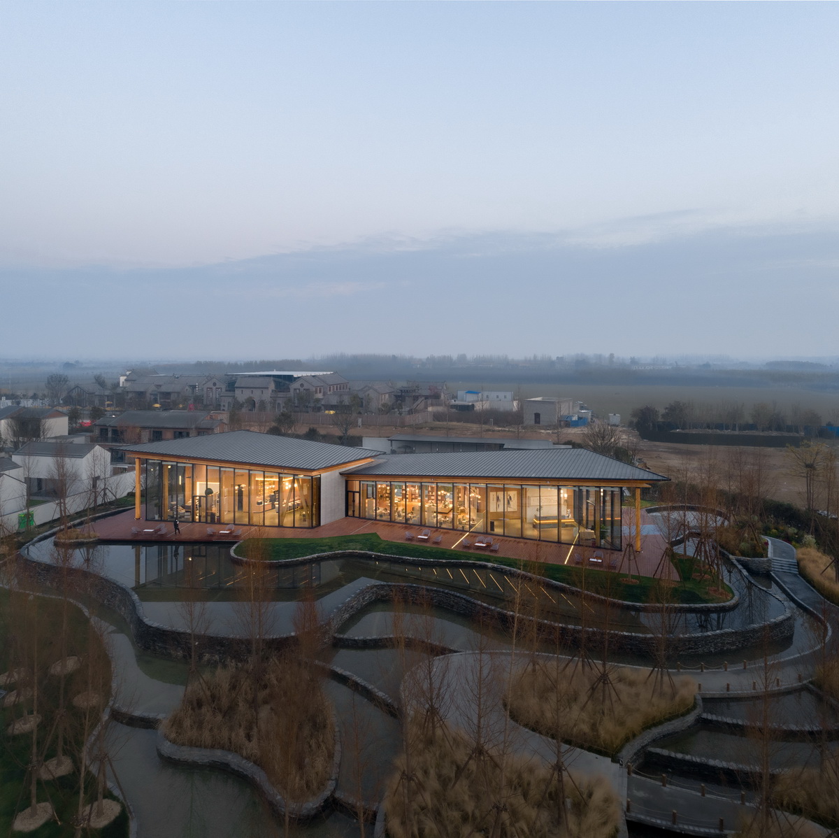 BIM建筑|鄢陵建业君邻大院时光馆 / 成执设计