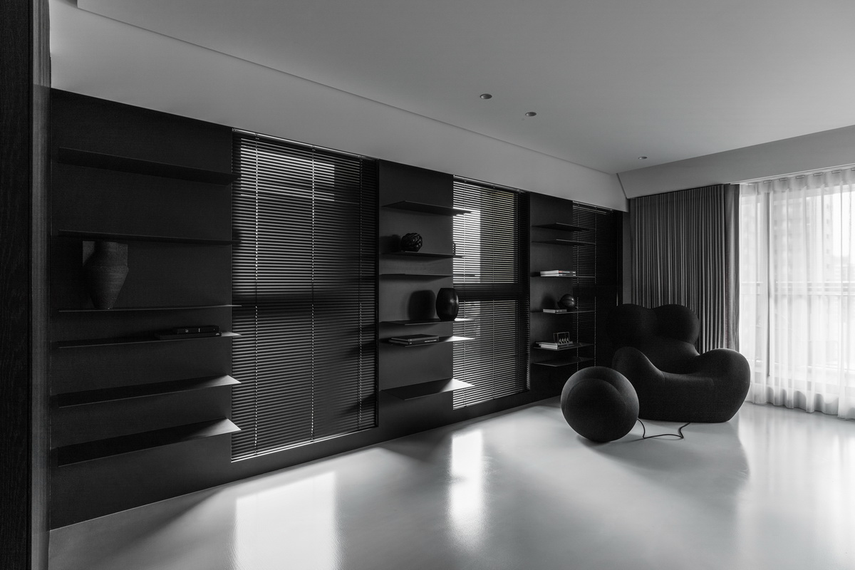 BIM建筑|墨片，纯粹轮廓的安静世界 / 水相设计