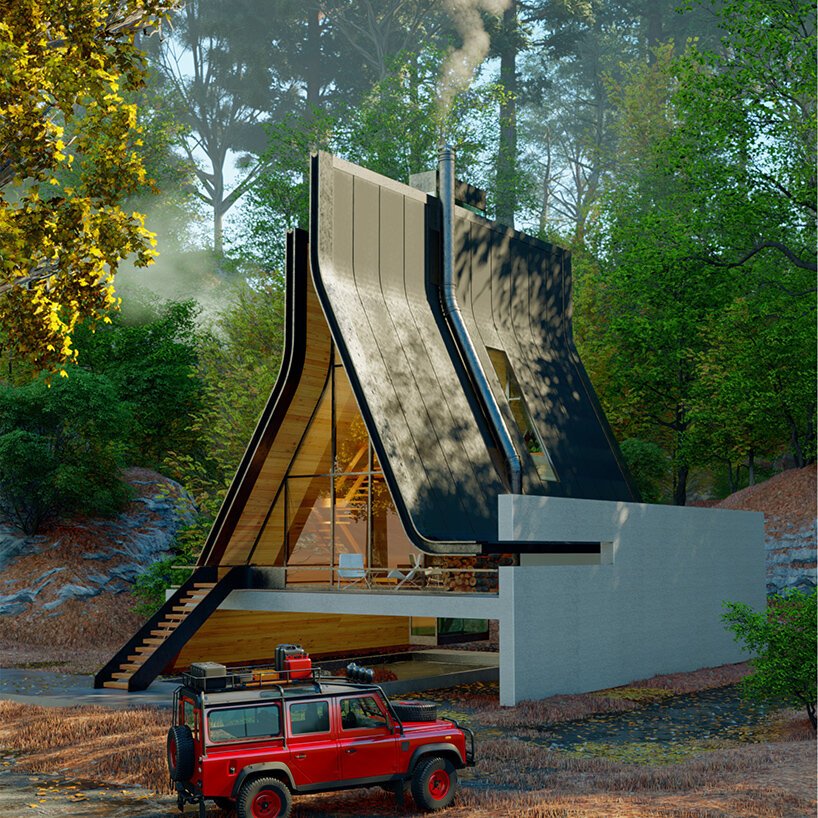 BIM建筑|伊朗机舱小屋“Kujdane” / Shomali Design