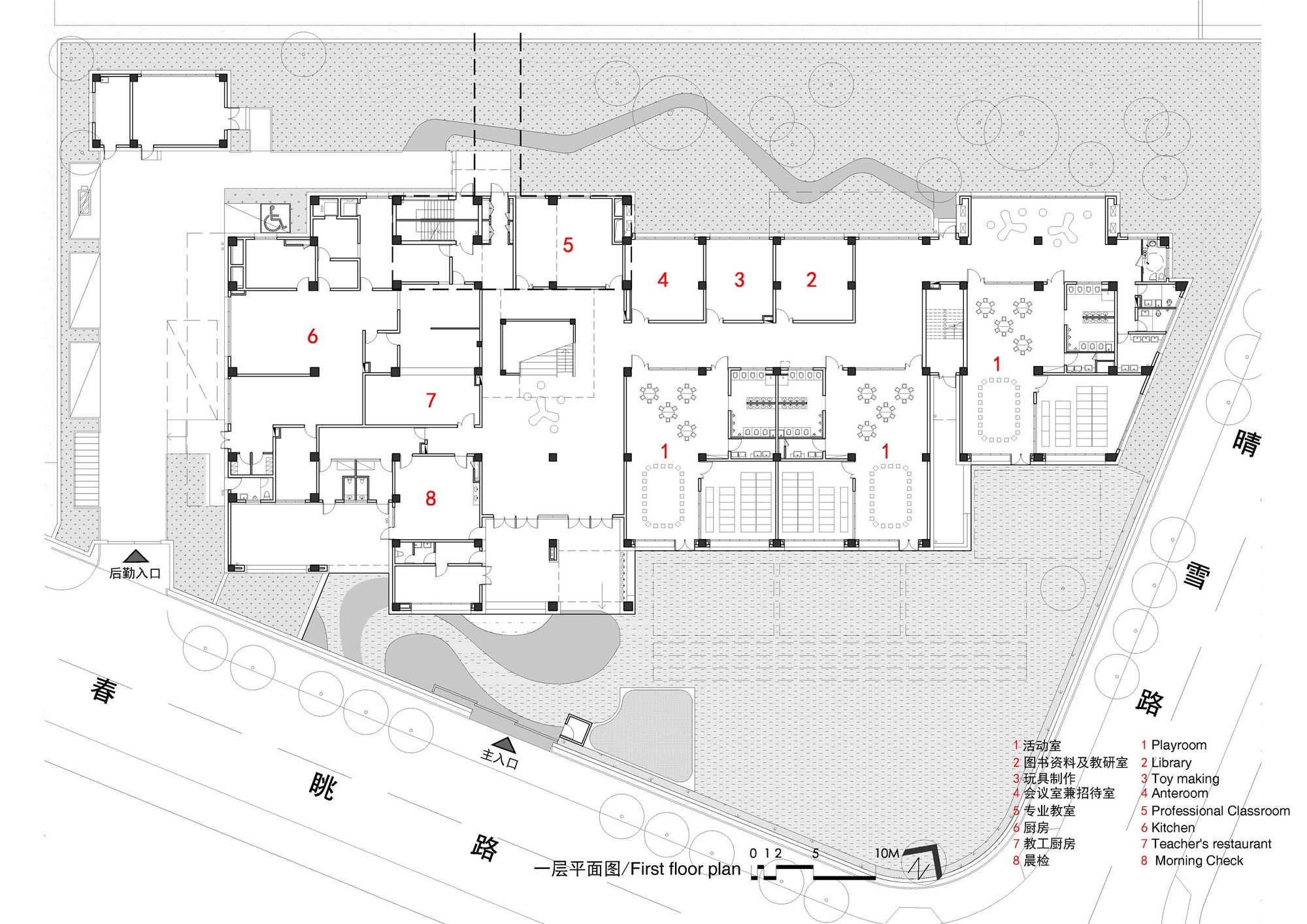 BIM建筑|华东师范大学第二附属中学前滩学校及冰厂田前滩幼儿园 / 致正建筑工作室+大正建筑事务所