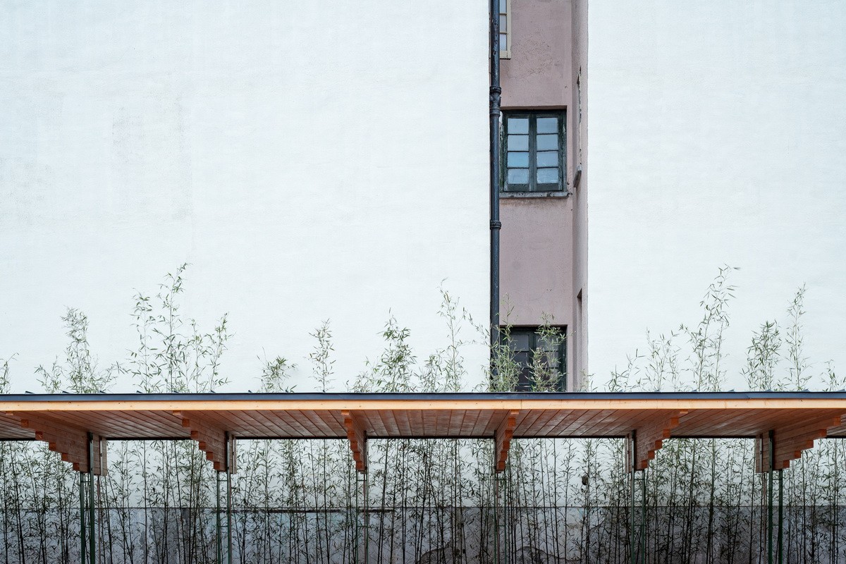 BIM建筑|上海永嘉路口袋广场 / 上海阿科米星建筑设计事务所