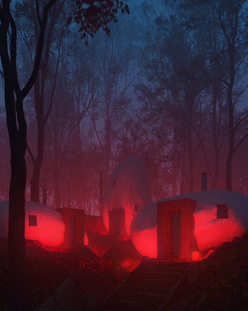 BIM建筑|奇异构想——“支石墓”小屋 / Davit and Mary Jilavyan