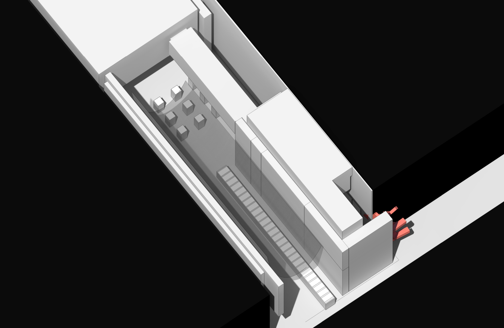 BIM建筑|ANBONG HOME 艺术涂料展厅 / 艾克建筑设计