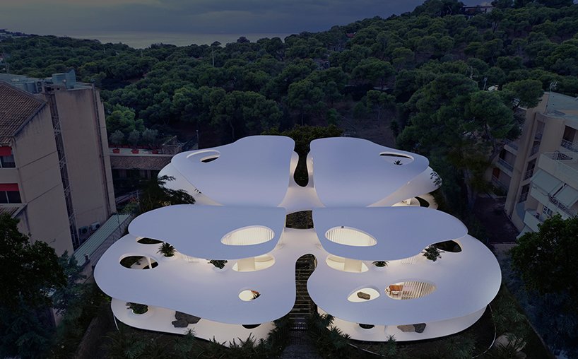 BIM建筑|来自自然的蝴蝶型住宅 | 314建筑工作室