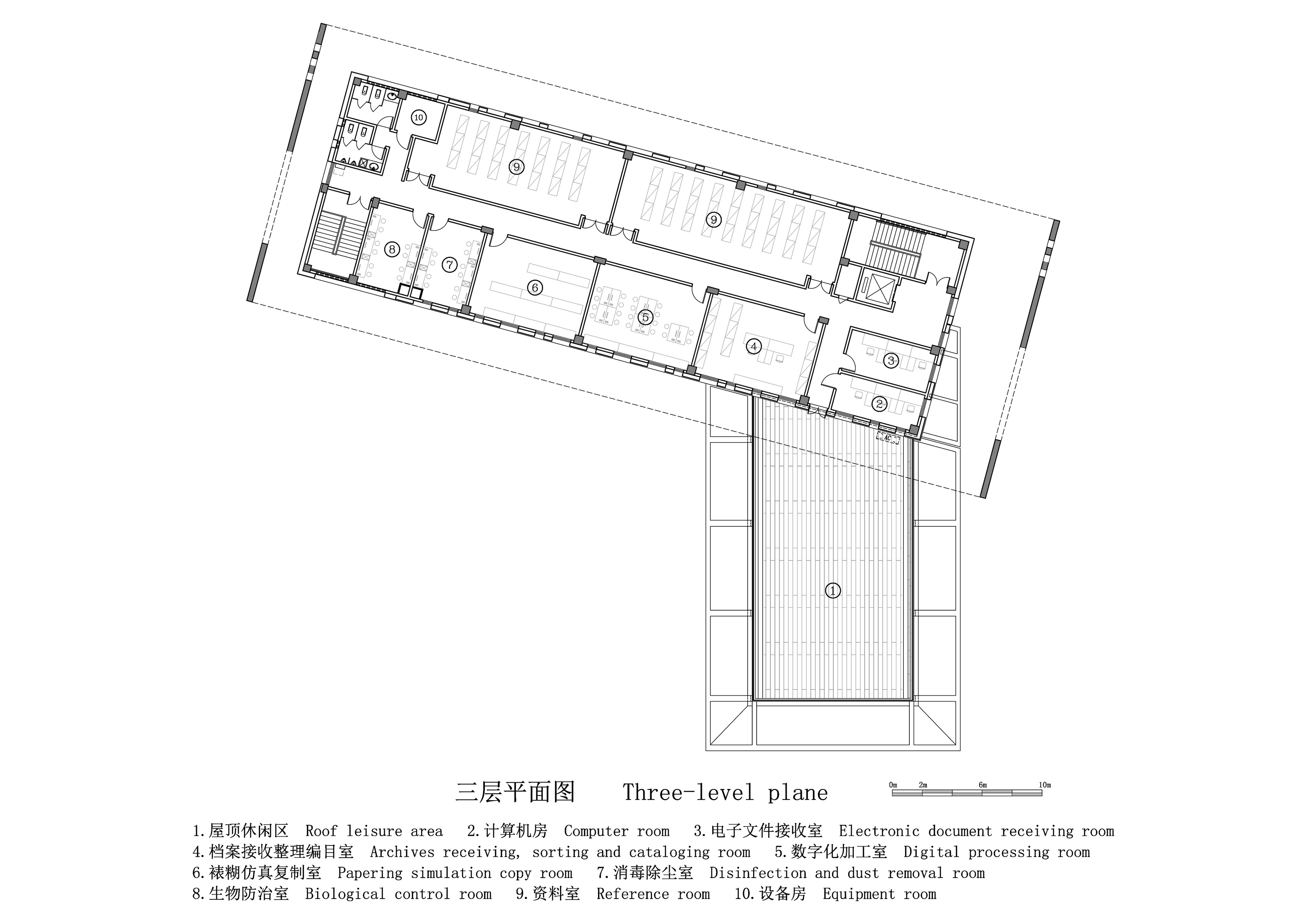 BIM建筑|广西贺州市.平桂档案馆——简洁至上 / 广西中盛建筑设计有限公司