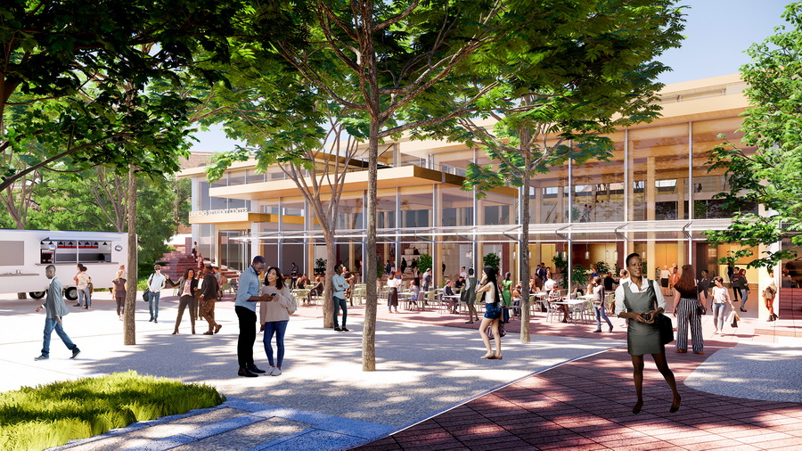 BIM建筑|BIG揭晓约翰斯·霍普金斯大学学生中心设计方案：“The Village村落”