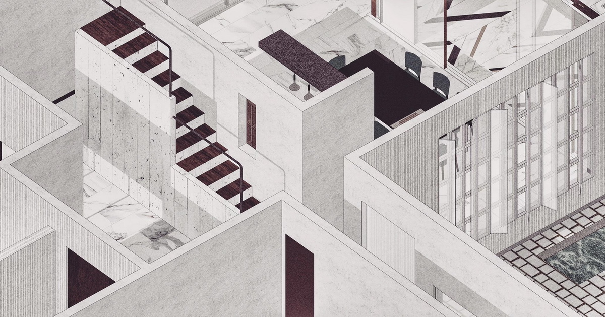 BIM建筑|福建龙岩B&B MIX私人住宅 混合型住宅设计记 / 上海垒空间与建筑设计工作室