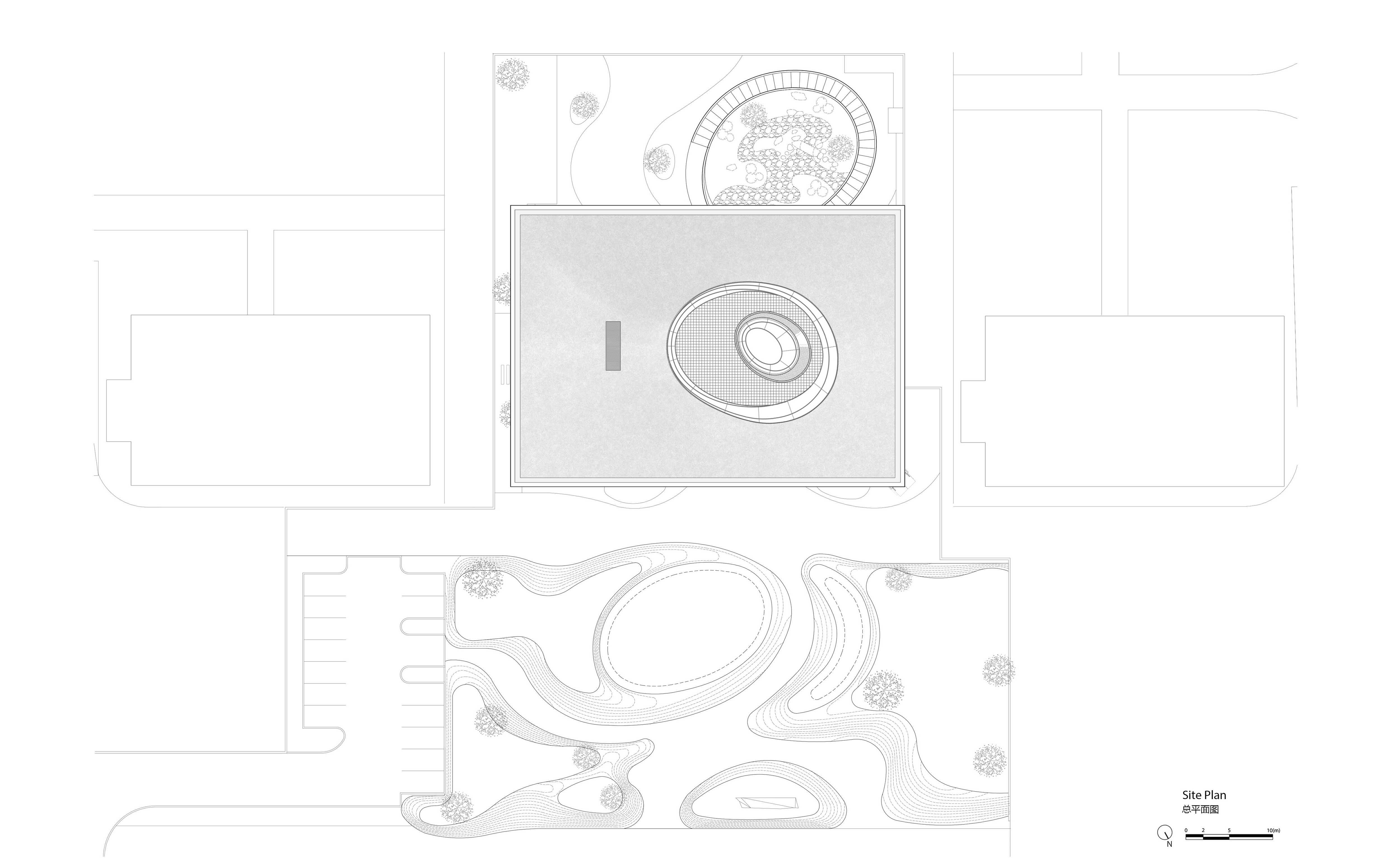 BIM建筑|漂浮之门——西安沣东新城莱安社区中心 / EID Architecture