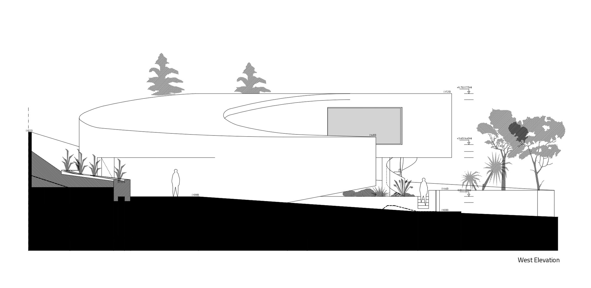 BIM建筑|葡萄牙 Dorfler 住宅，大胆而优雅的曲线 / Vitor Vilhena Arquitectura