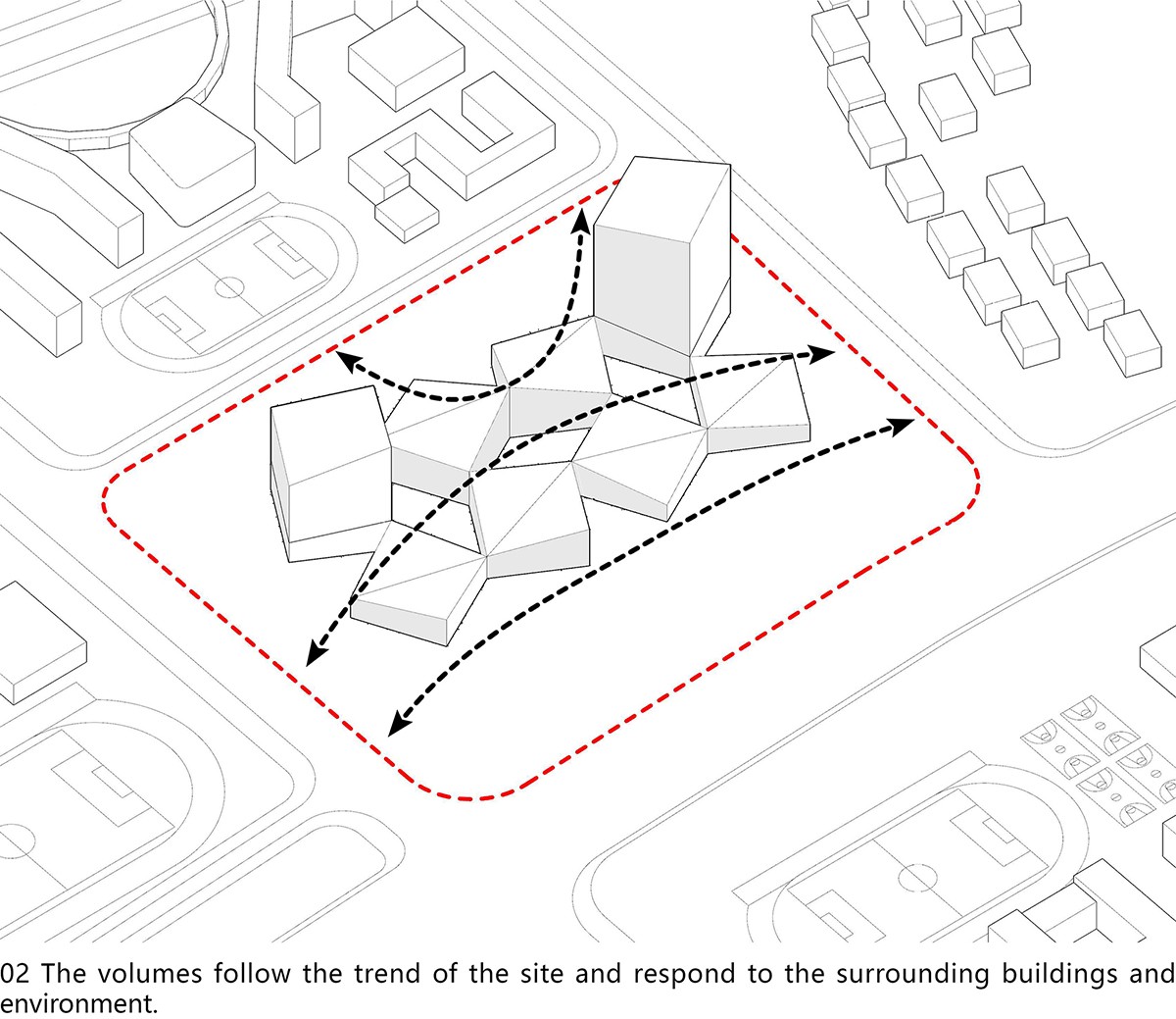 BIM建筑|衢州智慧新城综合体项目方案“连绵山水” / 零壹城市建筑事务所