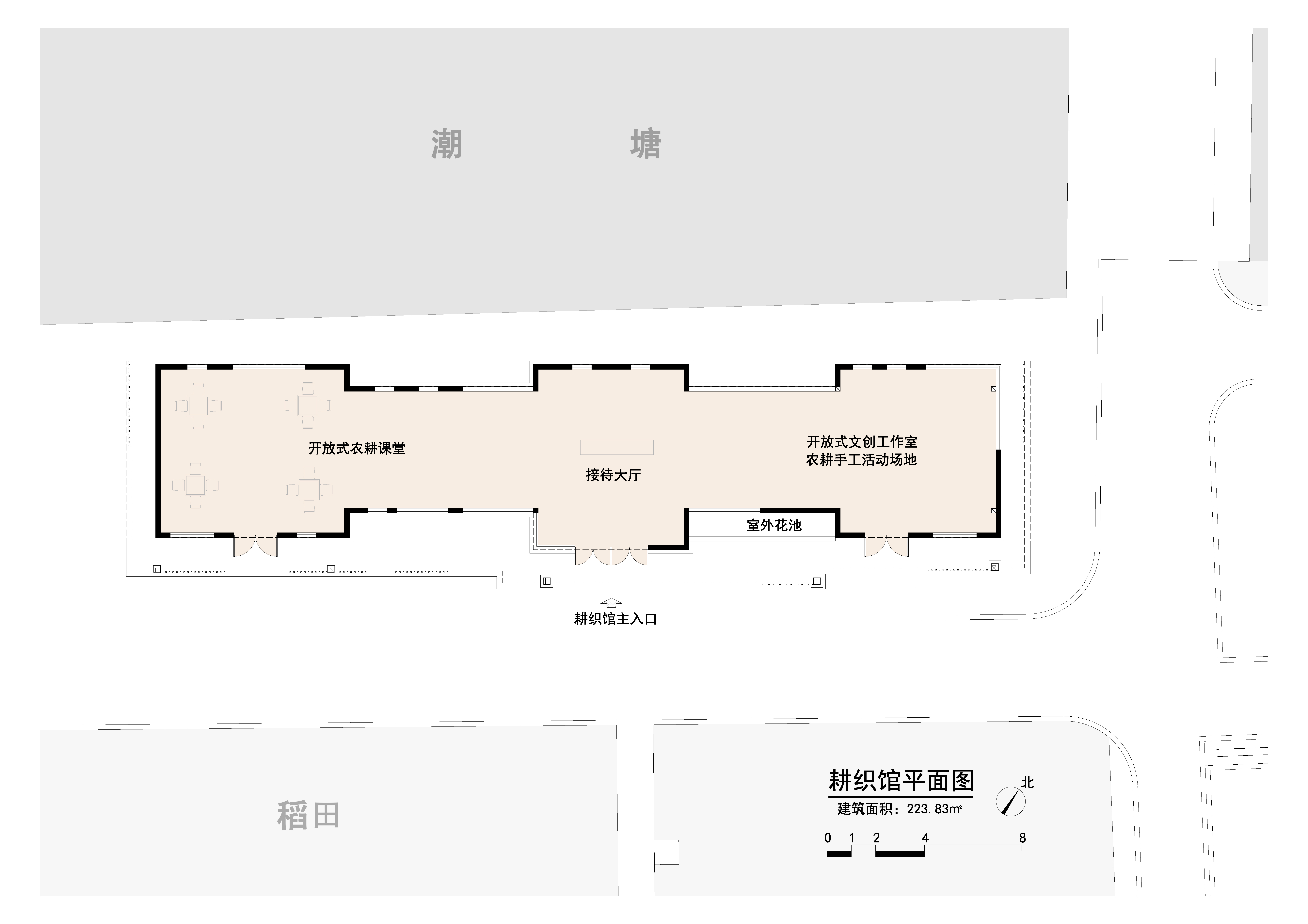BIM建筑|粮田里的农具仓库改造——花红耕织馆 / 创霖-泽柏