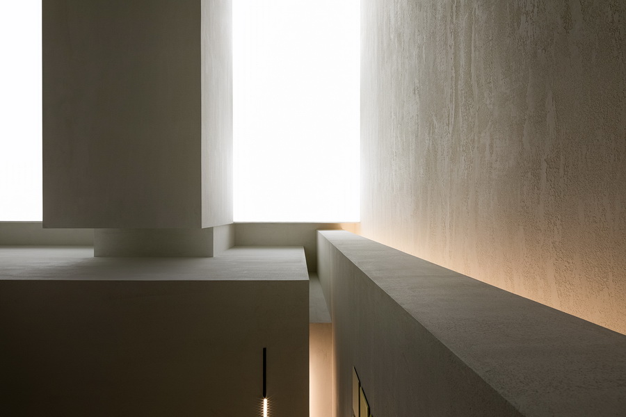 BIM建筑|ANBONG HOME 艺术涂料展厅 / 艾克建筑设计