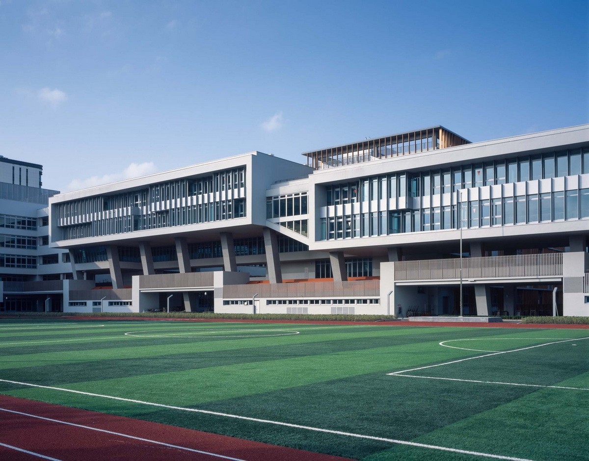 BIM建筑|华东师范大学第二附属中学前滩学校及冰厂田前滩幼儿园 / 致正建筑工作室+大正建筑事务所