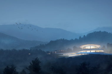 BIM建筑|“融于自然，地景之上”——江西虔心小镇展厅设计 / GWP Architects-BIM建筑网