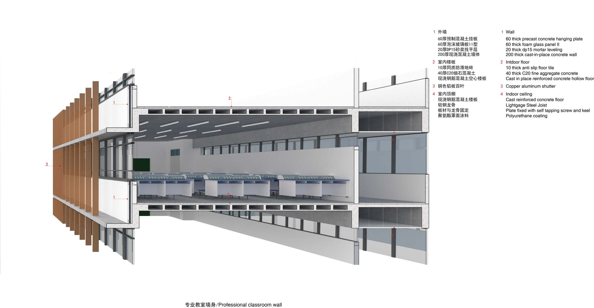 BIM建筑|华东师范大学第二附属中学前滩学校及冰厂田前滩幼儿园 / 致正建筑工作室+大正建筑事务所