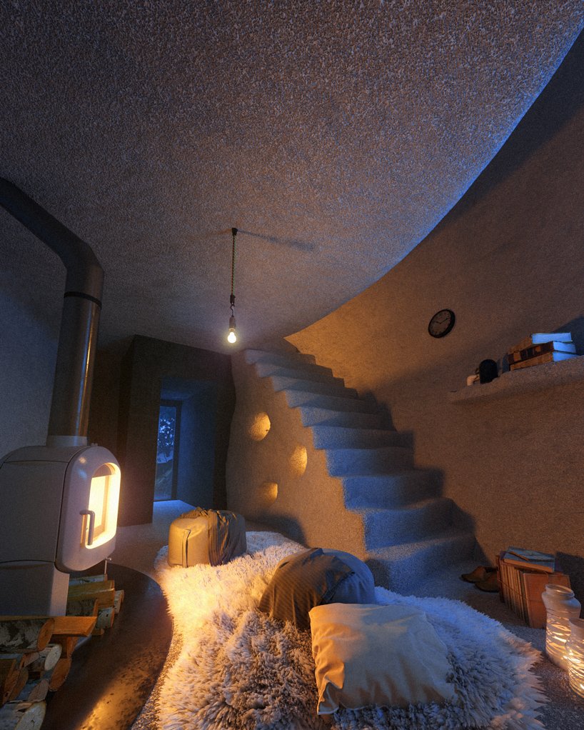 BIM建筑|奇异构想——“支石墓”小屋 / Davit and Mary Jilavyan