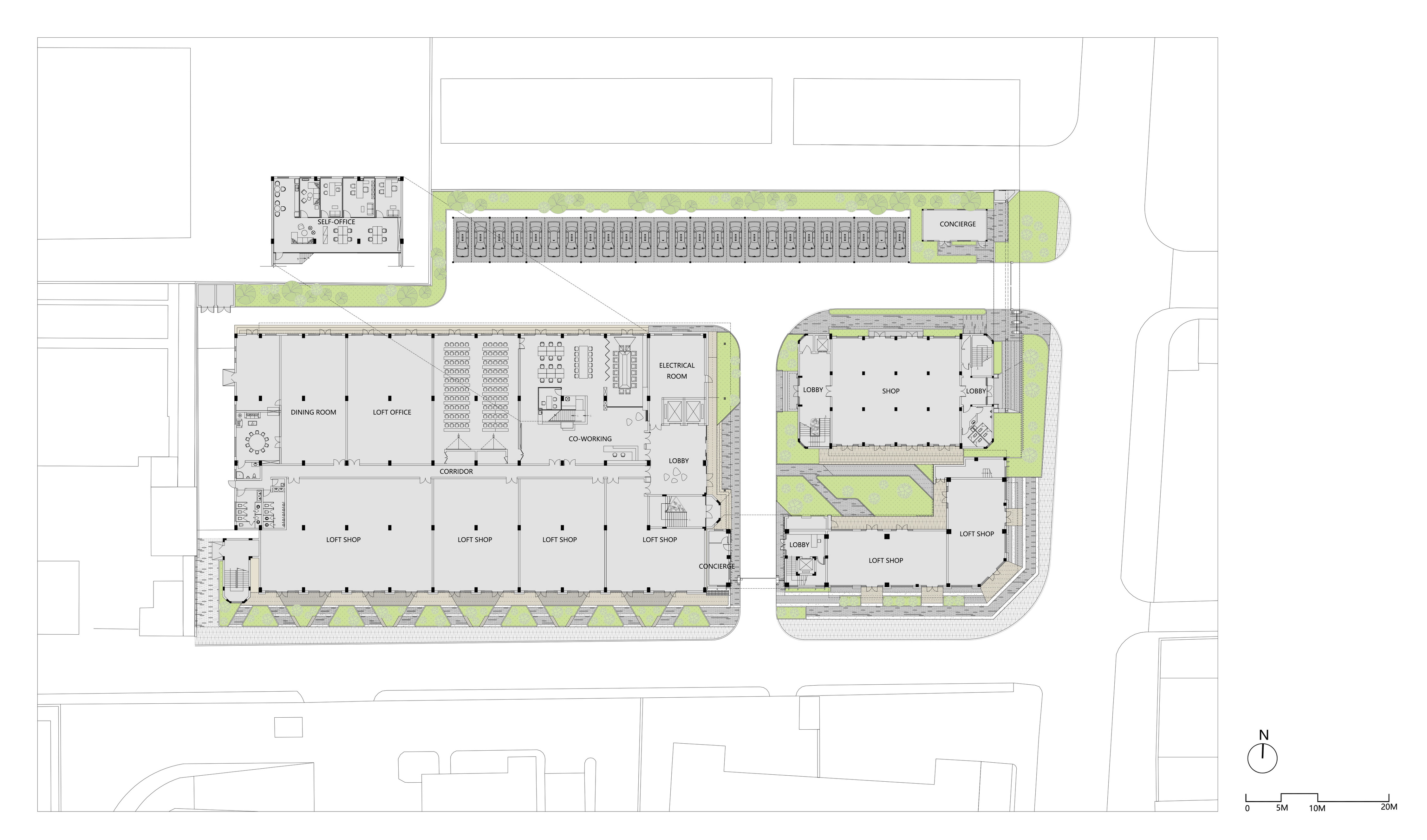 BIM建筑|中电・万谷 / COLORFULL 昱景设计