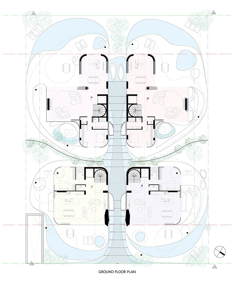 BIM建筑|来自自然的蝴蝶型住宅 | 314建筑工作室