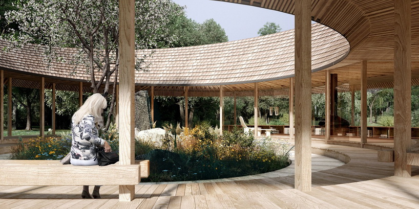 BIM建筑|Sanderumgaard花园凉亭，北欧古老与日式禅意风格的混合 / Squareone