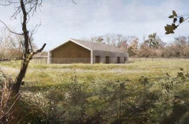 BIM建筑|格里姆肖公布伪装成谷仓的高铁通风井设计-BIM建筑网