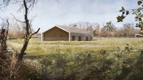 BIM建筑|格里姆肖公布伪装成谷仓的高铁通风井设计