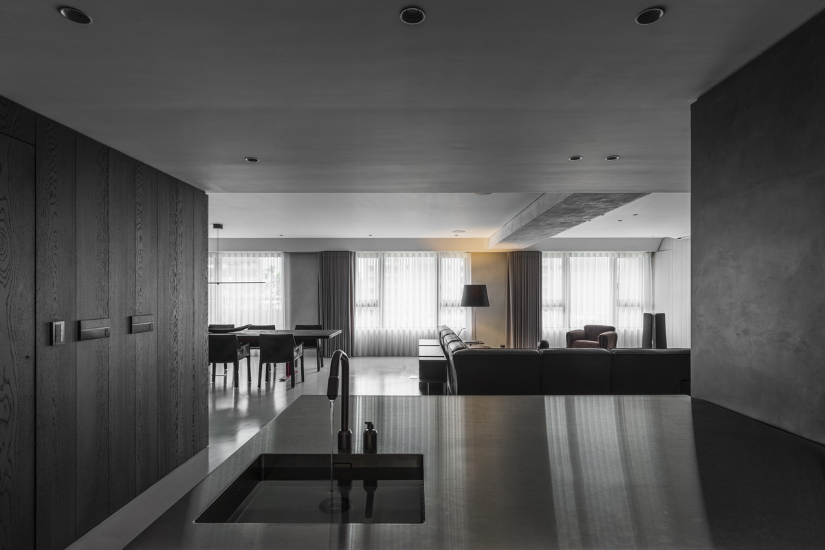 BIM建筑|墨片，纯粹轮廓的安静世界 / 水相设计